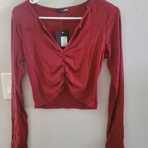 Fashion Nova Crop Top Size Large